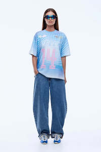 Ena Pelly: Ena Pelly Solar Tee - Blue Multi