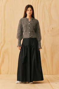 Ruby Matilda Cardigan - Charcoal