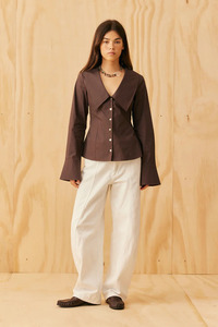 Ruby: Ruby Eddie Shirt - Espresso