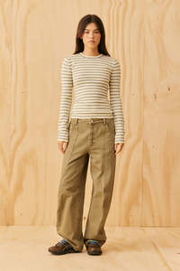 Ruby: Ruby Esme LS - Grey Marle Butter