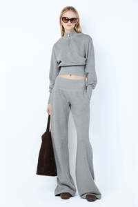 Bec & Bridge Steph Zip Jumper - Grey