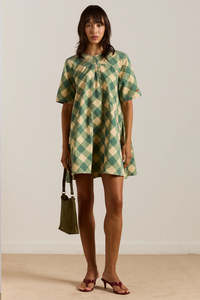 Damson Madder Bridget Mini - Green Gingham
