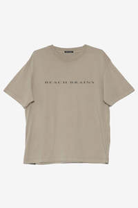 Beach Brains Logo Tide Tee - Desert
