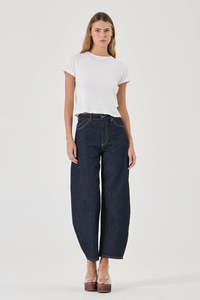 All Denim: Rollas Gigi Barrel - Super Rinse