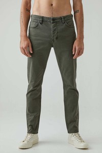 All Denim: Neuw Lou Slim Twill - Military