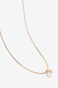 By Charlotte Under The Moonlight Pearl Necklace - Gold