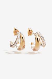 By Charlotte Eternally Yours Hoops - Gold