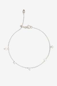 By Charlotte Moonlit Bloom Pearl Bracelet - Silver
