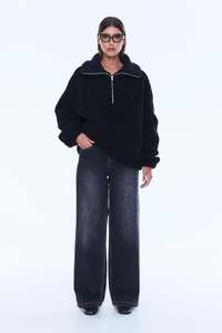 Ena Pelly Winnie 1/4 Zip - Black
