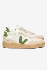 Mens Sneakers 1: Veja V-90 O.T - Pure Kiwi Almond Natural