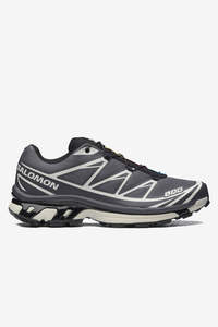 Mens Sneakers 1: Salomon XT-6 - Black Asphalt Castlerock