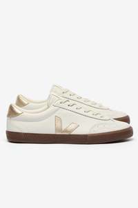Womens Shoes: Veja Volley O.T - White Platine Bark