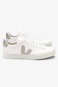 Womens Shoes: Veja Campo Leather Chromefree - White Natural