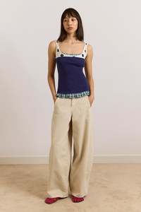 Damson Madder Idelle Jersey Top - Navy