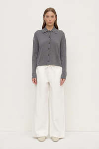 Assembly Wool Cashmere Cardi - Grey