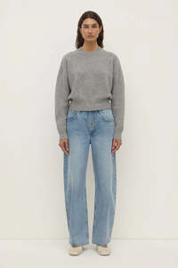 Womens Sale: Assembly Benny Knit - Grey Marle