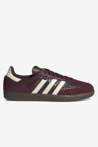 Adidas Samba OG W - Maroon / Cream White / Gold Metallic
