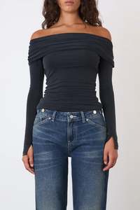 Peachy Den Kylie Top - Graphite