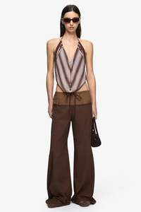 Bec & Bridge Evely Halter Top - Geo Print