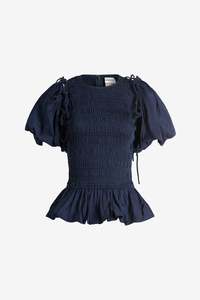 Damson Madder Becca Blouse - Navy