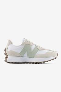 Womens Shoes: New Balance WS327SUB - Angora with White and Silver Moss