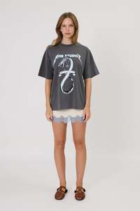 Remain Viper Tee - Washed Black