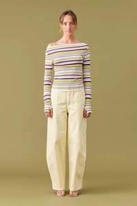 Ruby Emma Knit LS - Blueberry Pancake