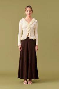 Ruby Chelsea Crinkle Top - Butter
