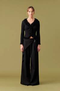 Ruby Sasha Wrap Pant - Black