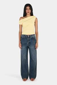 Womens Tops Shirts: Hansen & Gretel Zulu Top - Yellow
