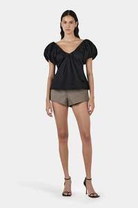 Womens Tops Shirts: Hansen & Gretel Thandie Top - Black