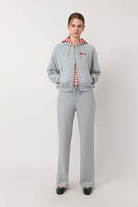 Sylvester Collegiate Hoodie - Grey Marle