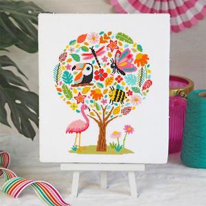 Cross Stitch Kits And Patterns: Hello Sunshine Cross Stitch Kit by Caterpillar Cross Stitch