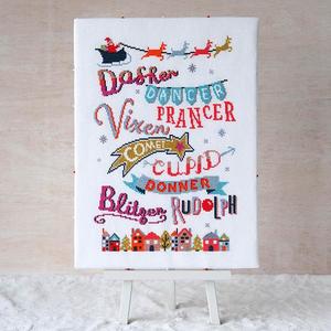 Dash Away Cross Stitch Kit by Caterpillar Cross Stitch