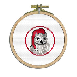 Owl Xmas At The Zoo Cross Stitch Kit by CraftCo