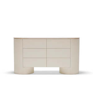 Cabinets Consoles: Fin 6 Drawer Dresser / Sideboard