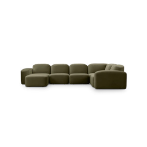 Muse 5 Piece Chaise Modular Sofa - LHF