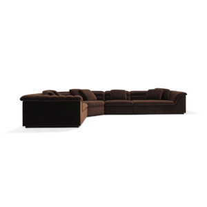 Autumn Tones: Float 4 Piece Modular Sofa