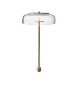 Table Lights: Blossi Table Set in - Nordic Gold / Clear
