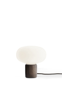 Karl Johan Table Lamp - Smoked Oak / White Opal