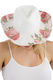 Red n White Rose hat