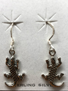 Products: Sterling Silver Lizard Earrings
