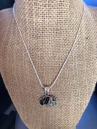 Zuni Inlay Buffalo Pendant