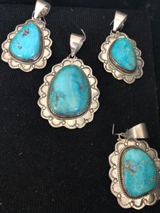 Products: Large Turquoise Pendants