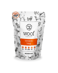 Woof | Freeze Dried Dog Venison Lung Treats