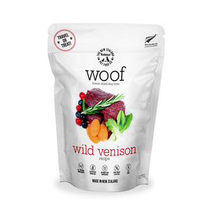 Woof | Freeze Dried Dog Bites Wild Venison