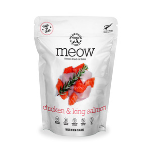 Meow | Freeze Dried Cat Bites Chicken & King Salmon