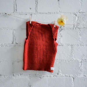 Weebits Singlet Vest | Burnt Orange