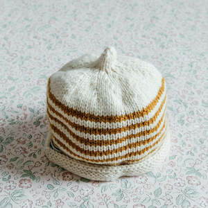 Weebits: Weebits Beanie | Mustard Stripe