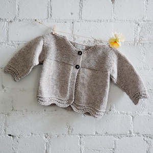 Weebits Milly Cardigan | Oatmeal Marle